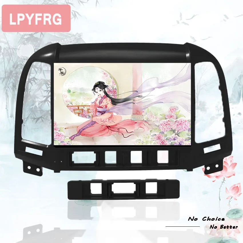 Excellent 2G RAM Android 9.0 car DVD player Bluetooth gps fit for Hyundai SANTA FE 2008-2012 santafe radio Head unit BT navi Tape Recorder 2