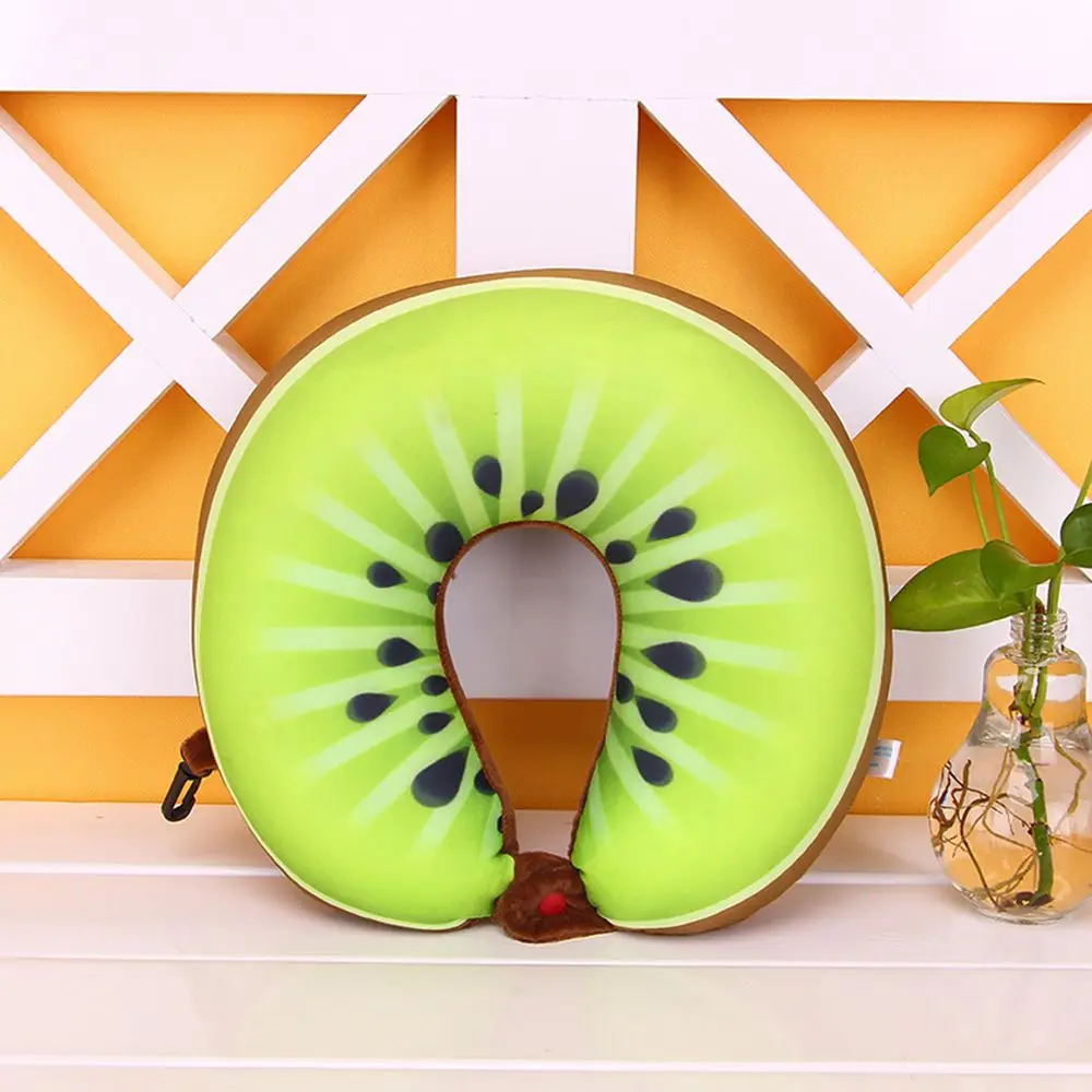 SEKINEW 3D фрукты расцветка наволочки для дома шеи поддержка подголовник u-образный автомобиль популярный для путешествий аксессуары для интерьера подушка для шеи - Цвет: 3