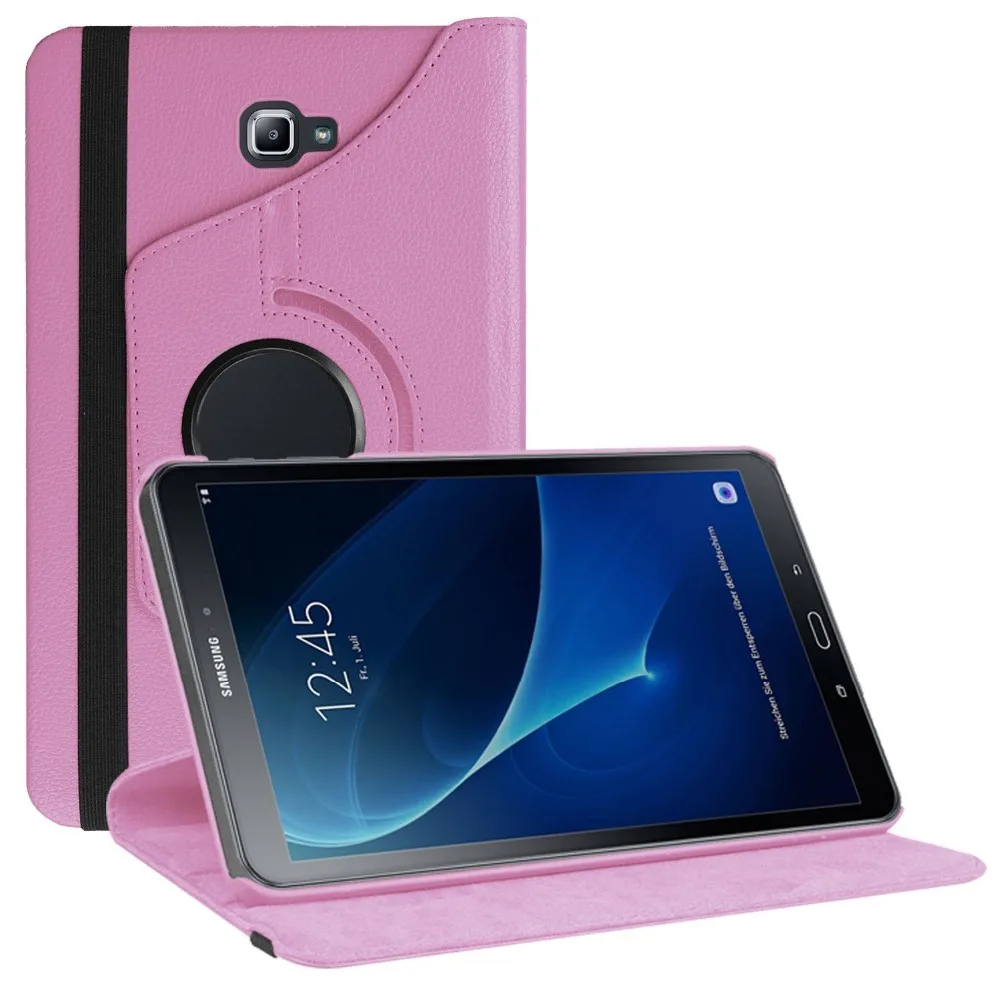 SM T585N чехол для планшета Samsung Galaxy Tab A A6 10 1 &quot2016 T580 T585 360 Вращающийся умный Чехол +