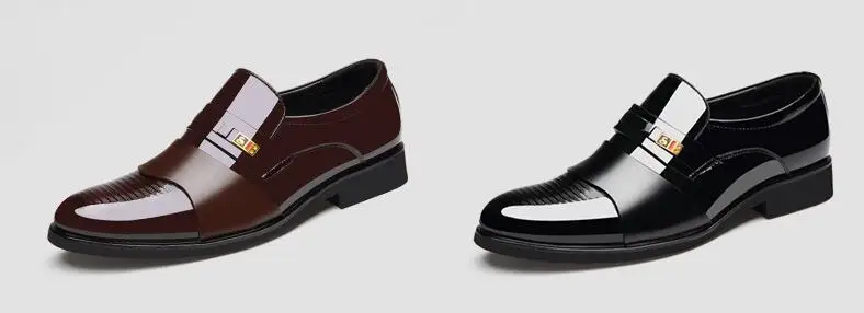 Meil/брендовые Классические Мужские модельные туфли с острым носком; мужские черные свадебные туфли из лакированной кожи; мужские оксфорды; официальная обувь; большие размеры 48