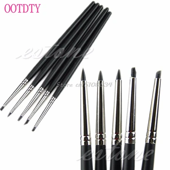 

Set of 5pcs Silicone Rubber Shapers Polymer Clay Sculpting Fimo Modelling Tools S08 Wholesale&DropShip