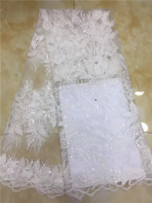 Высококачественная нигерийская 3D Свадебная кружевная ткань серое последнее Африканское кружево, французская кружевная ткань, Дубай платье с блестками X01 - Цвет: As Picture