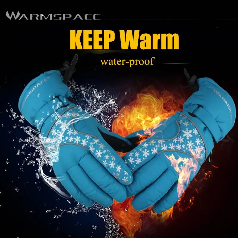 

Protective Warm Electric Heating Gloves Professional Rechargeable Windproof Thickening Heated Gloves For WARMSPACE WS-GF0440