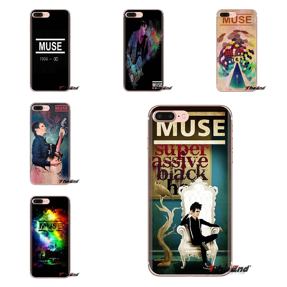 Прозрачный чехол из ТПУ Muse British rock band poster для Samsung Galaxy S3 S4 S5 Mini S6 S7 Edge S8 S9 S10 Plus Note 3 4 5 8