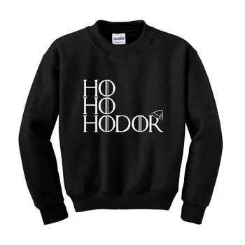 

HO HO HODOR Slogan Sweatshirt Game of Thrones Funny Christmas Jumper Winter Clothing-E503
