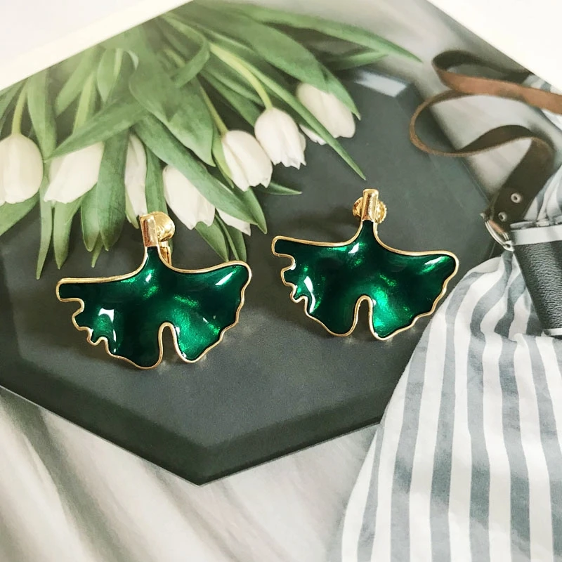 Sweet Elegant Designs Clip Earring Fashion Multi Green Styles Jewelry For Women Party Birthday Gift ear clip earrings,clip earrings,ear clip