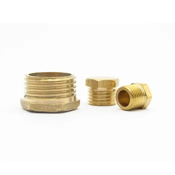 

1/8" 1/4" 3/8" 1/2" 3/4" 1" BSP Male Thread Hex Head Brass End Cap Plug Pipe Fitting Coupler Connector Adapter