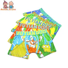 5 шт./лот стиль трусы для мальчиков двусторонняя печать нижнее белье для детей с рисунком мультгероев мальчик малыш шорты От 2 до 9 лет