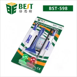 BST-598 6 в 1 отвертка разбирать открытие разобрать ремонт инструмент Наборы Набор для iPad 1 2 3 4 мобильного телефона