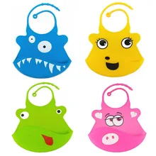 Милые детские нагрудники, водонепроницаемые Силиконовые Слюнявчики для кормления младенцев, детские слюнявчики, водонепроницаемые фартуки