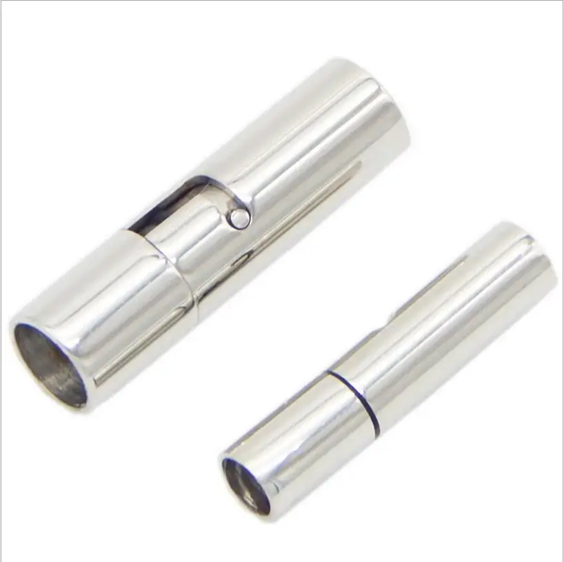 5pcs Stainless Steel Clasps for Bracelet Connector Adjustable Snap Lock