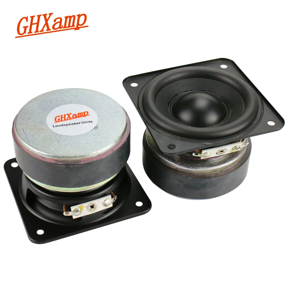 GHXAMP 3 дюйма 20 Вт 8Ohm Средний НЧ динамик Hifi бас громкий домашний кинотеатр резиновый