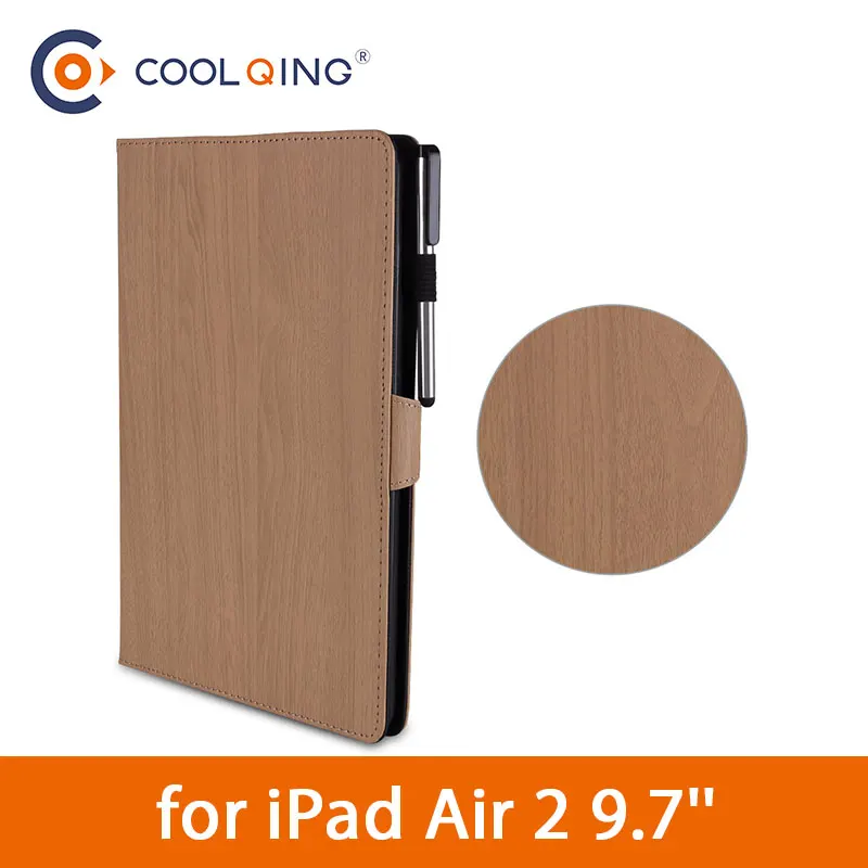 

Wood Pattern Tablets Case For iPad Air 2 9.7 Smart Wake Sleep Protective Cover PU Leather Tablet Case For Air2 iPad Air Case 9.7