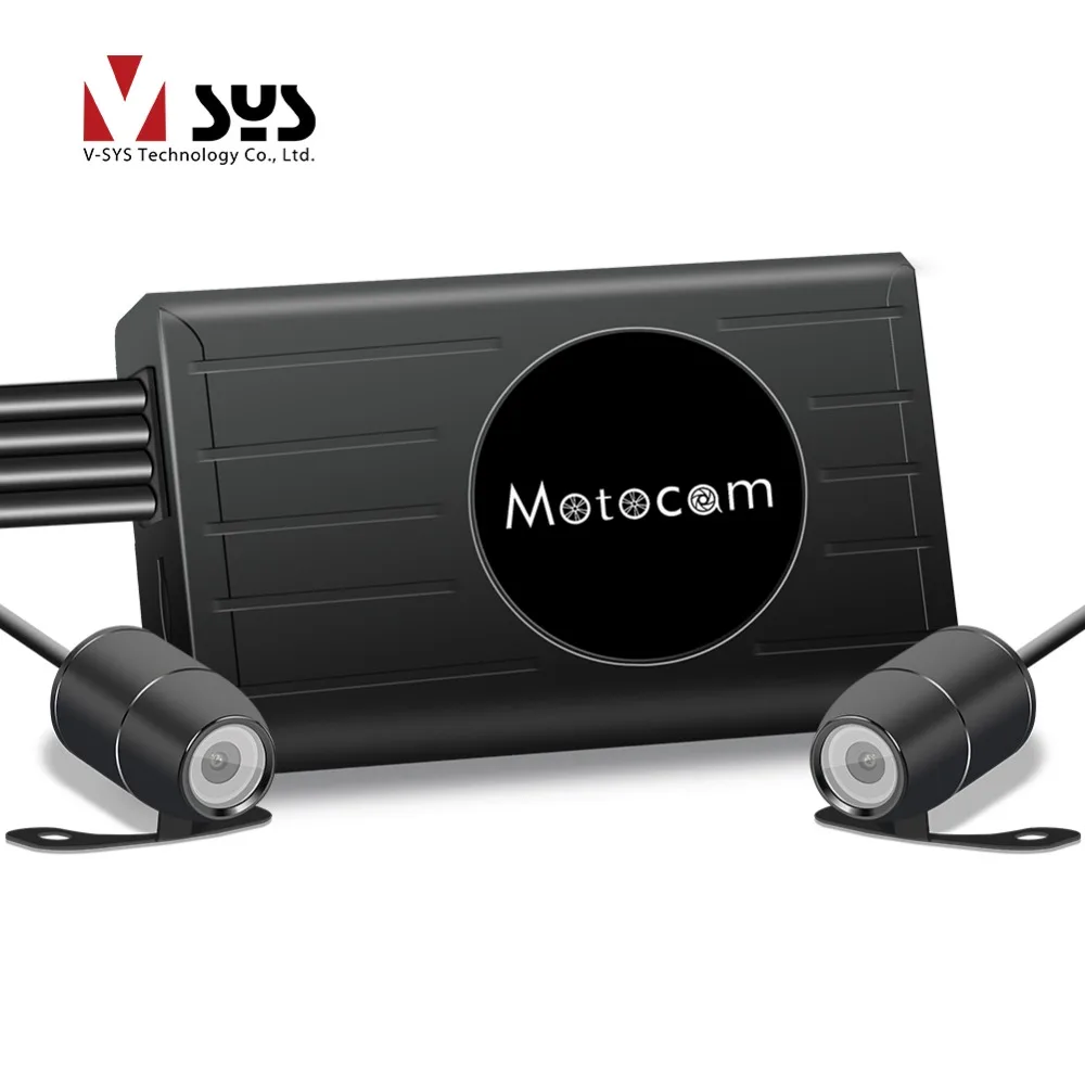 Original factory new model NO X2 FHD Motocycle DVR with dual font b cameras b font