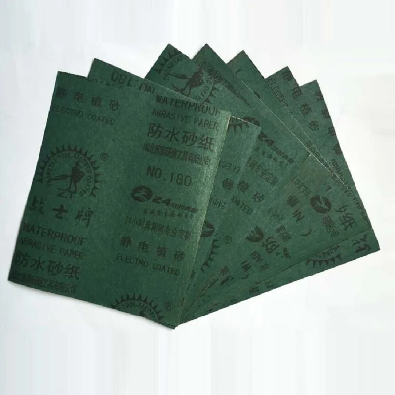 10pcs Abrasive Sandpaper mix 180 280 320 360 400 Grit Dry Wet
