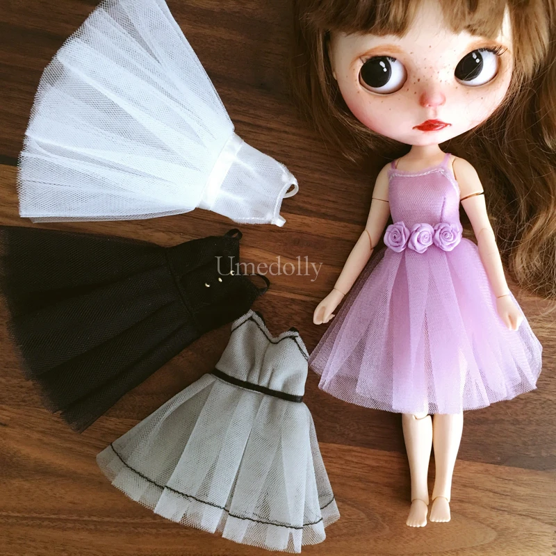 

1PCS Elegant 1/6 Blyth Doll Princess Gauze Dress Clothes Accessories
