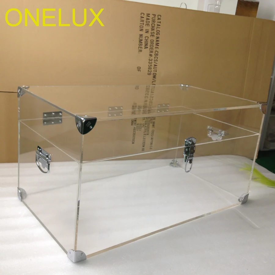 Custom Made Large Clear Acrylic Clothings Books Chest Lucite