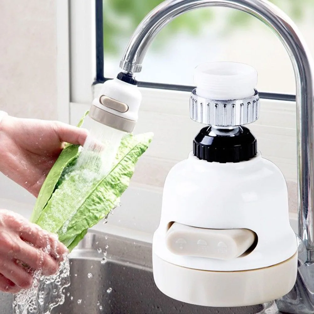 New 360 Rotary Faucet Extenders Booster Kitchen Filter Water Tap Saving Device Bathroom Kitchen Tool Bathroom Booster Filter