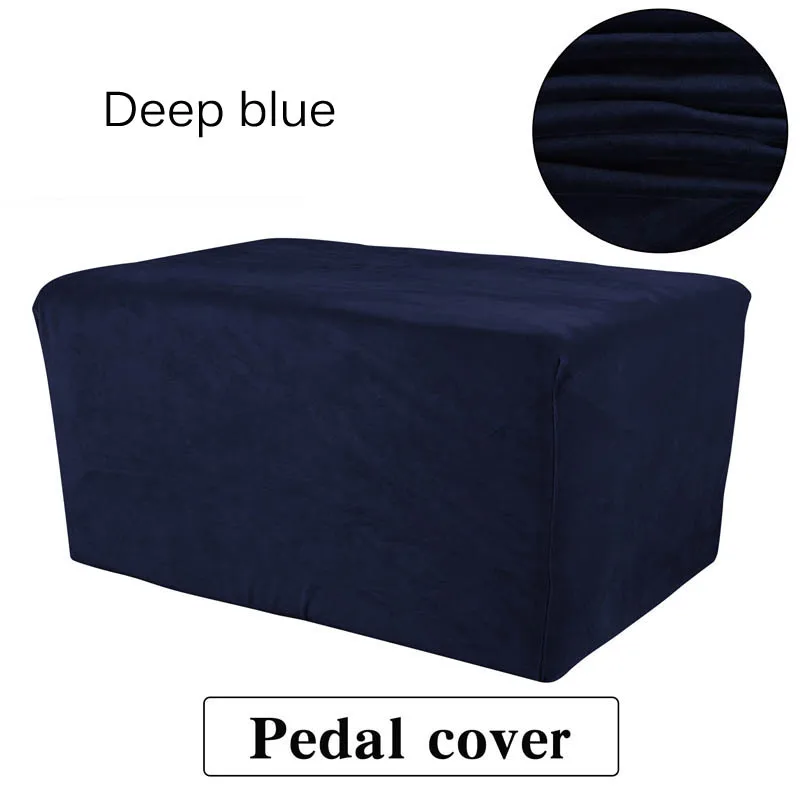 

3 Size Stretch Sofa Cover Chair Footstool Foot-rest Pedales Stool Bench Cushion Covers Furniture Protector Removable Slipcover