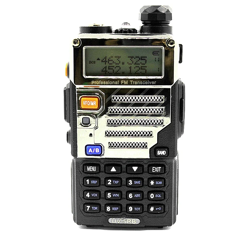 Baofeng UV-5RB 2 способ радио Ручной сканер для полиции пожарный Спорт на открытом воздухе и усиления f-антенна и PTT динамик Портативный Трансивер