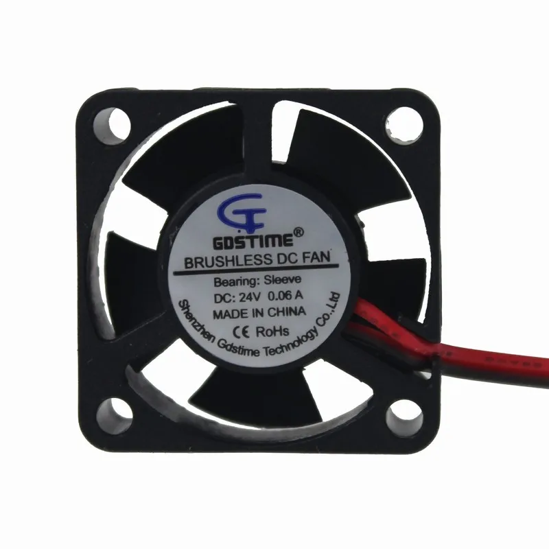 

Gdstime 2 pcs/lot 30mm x 10mm Small Fan 24v 2 Pin 2.0 3cm 30x30mm High Speed Radiator DC Brushless Cooling Cooler 3010