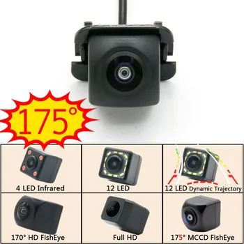

175 Degree MCCD Fisheye 12LED HD Rear View Camera For Toyota Camry Sedan 2007 2008 2009 2010 2011 2012 Car Reserved hole