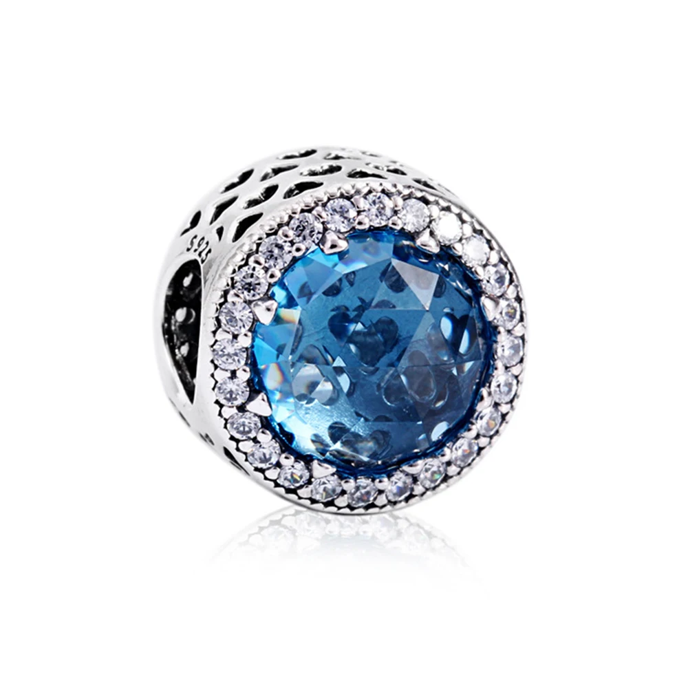

Hot Sale Silver Color Charm Bead Fashion Big Crystal Beads For Original Pandora Charm Bracelets & Bangles Jewelry