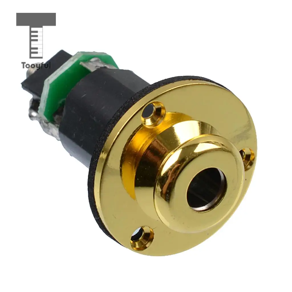 Tooyful Durable DIY Ukulele Piezoelectric Endpin Piezo Pickup with Screws 4 String Hawaii Guitar Accessory
