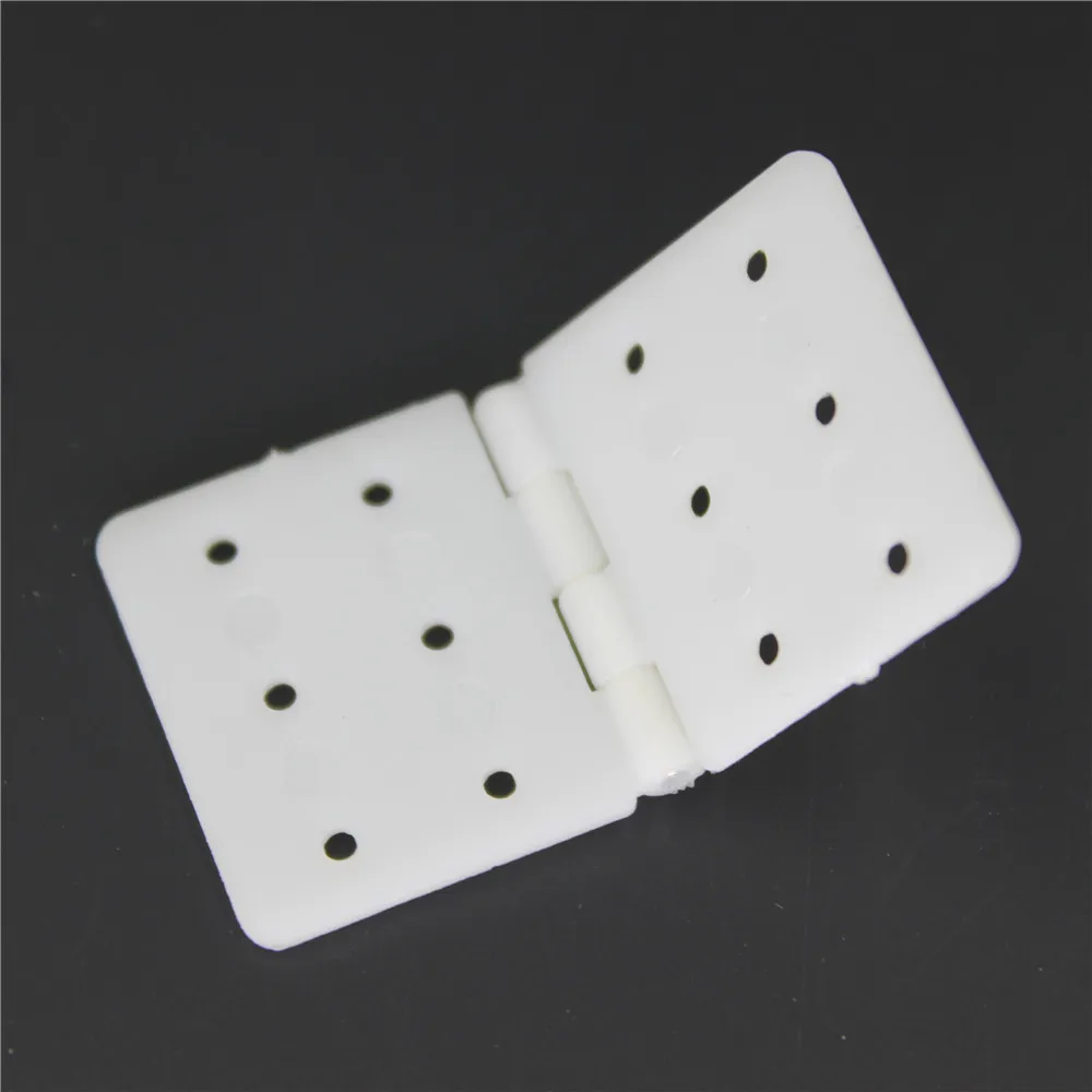 Wholesale Plastic Pinned Nylon Hinges 20x36 mm RC Model Airplanes Parts Replacements Pack of 100