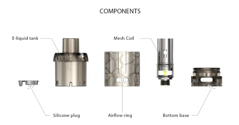 3Pcslot Original iJoy Mystique Mesh Tank 3ml Huge Vape Subohm Tank E Cigarette Atomizer Support iJoy Mystique Mesh Kit 01 (6)