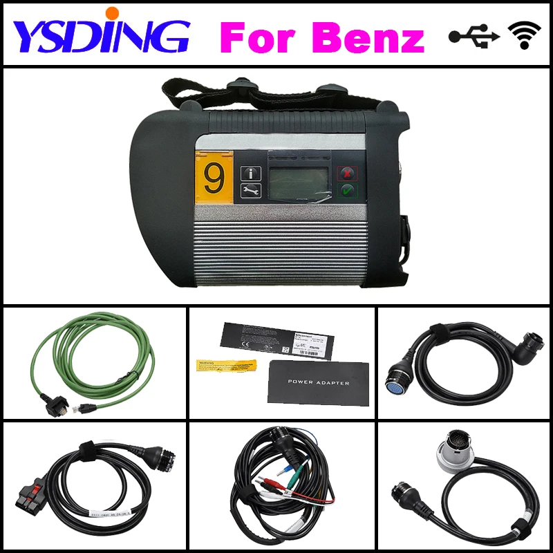 

TOP Quality WIFI MB star C4 2019.03 C4 Full Set SD connect c4 diagnostic tool For car&truck better than mb star C5 Free eml327