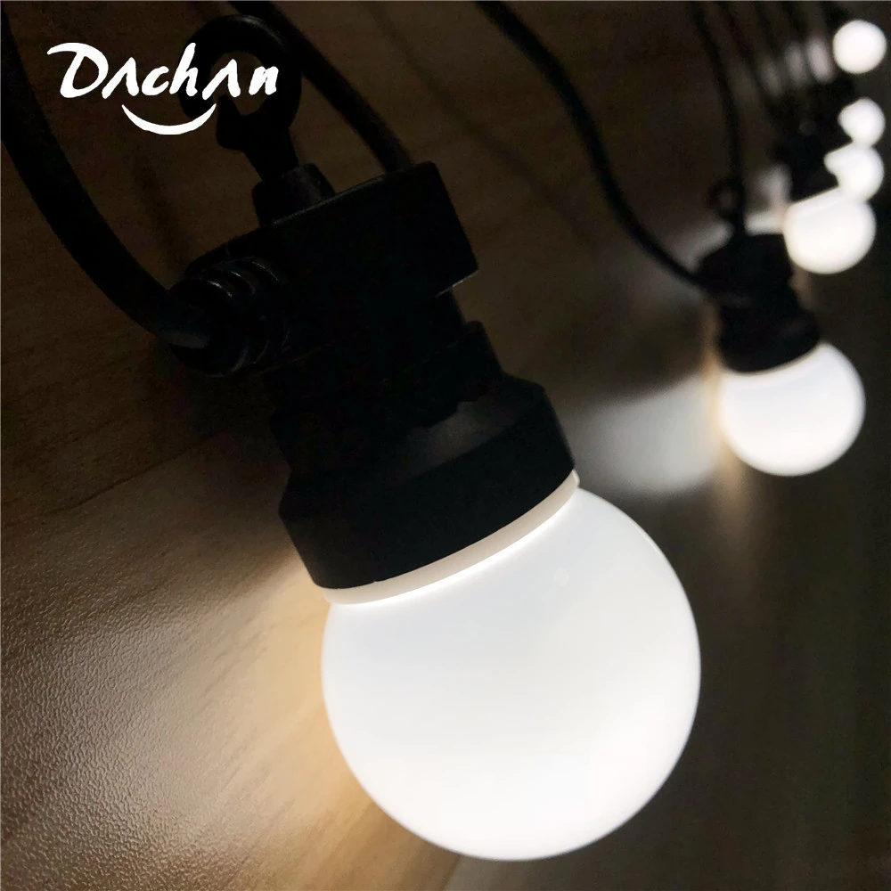 Dachan Guirlande Lumineuse A Lampes D Exterieur Globe Ampoule Led Led G50 De 42ft Guirlande En Boules Pour Fetes Patio Arriere Cour Mariage Aliexpress