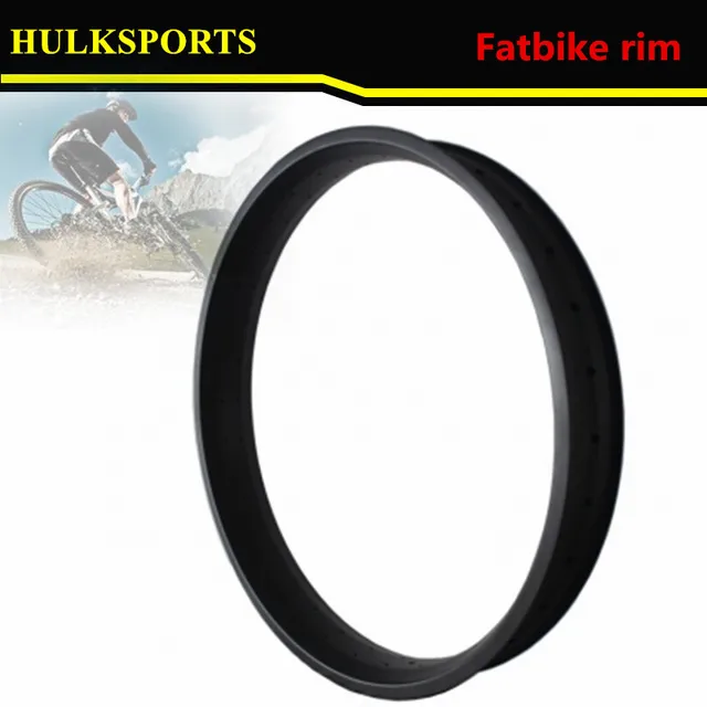 Cheap Fat bike carbon rim fatbike tubeless 26er snow fat rim full carbon fiber 32 holes sandbeach rims foe sale