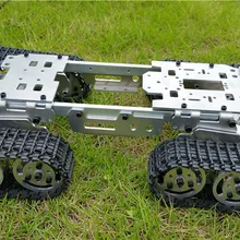 DIY гусеничный автомобиль робот препятствия пересечение шасси умный Танк автомобиль