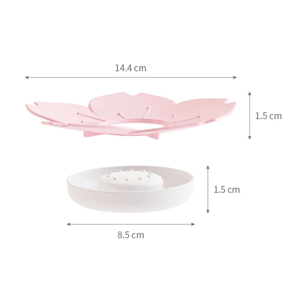 Слива Cherry Blossom мыло, мыльница панель обшивки цветок вишни мыло Пластик Box держатель