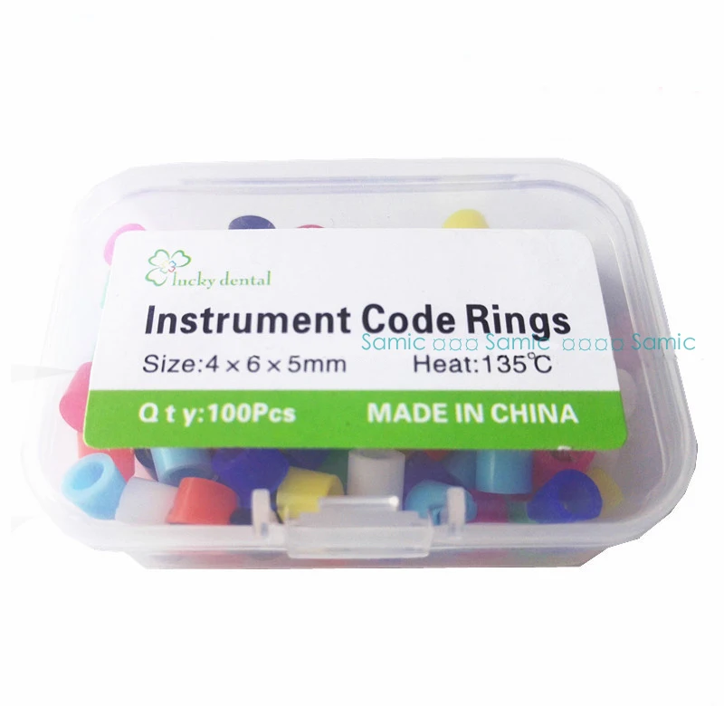 100 Pcs Multi Color Autoclavable Universal Dental Orthodontic Universal