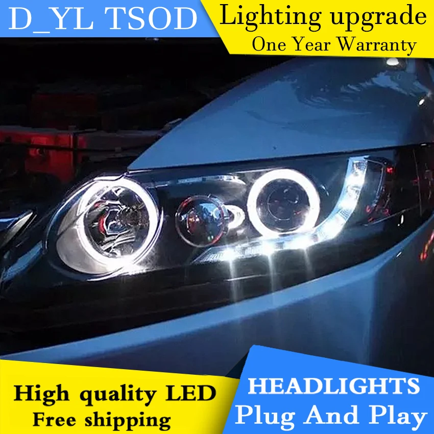 DY_L автомобильный Стайлинг Головной фонарь для Honda Civic светодиодный фонарь DRL H7/D2H HID Xenon bi xenon объектив
