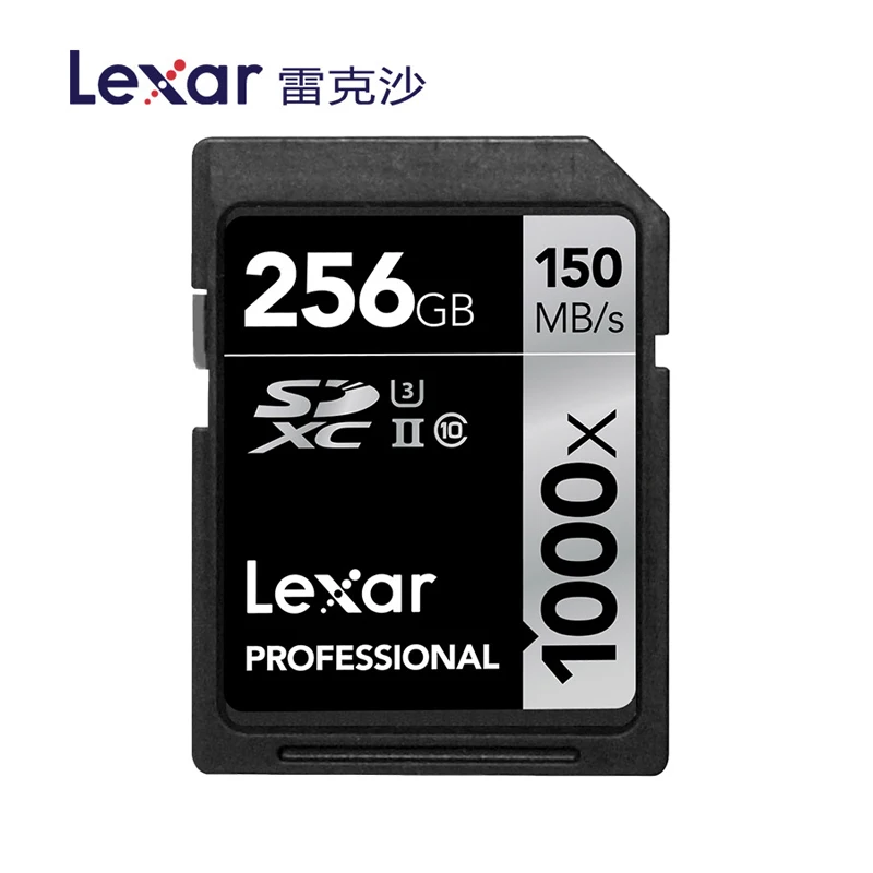 Lexar 150 МБ/с. 16 Гб оперативной памяти, 32 Гб встроенной памяти SDHC 1000x SD Card 64 Гб 128 256 SDXC UHS-II U3 флэш-карта памяти для 3D 4K цифровой Камера