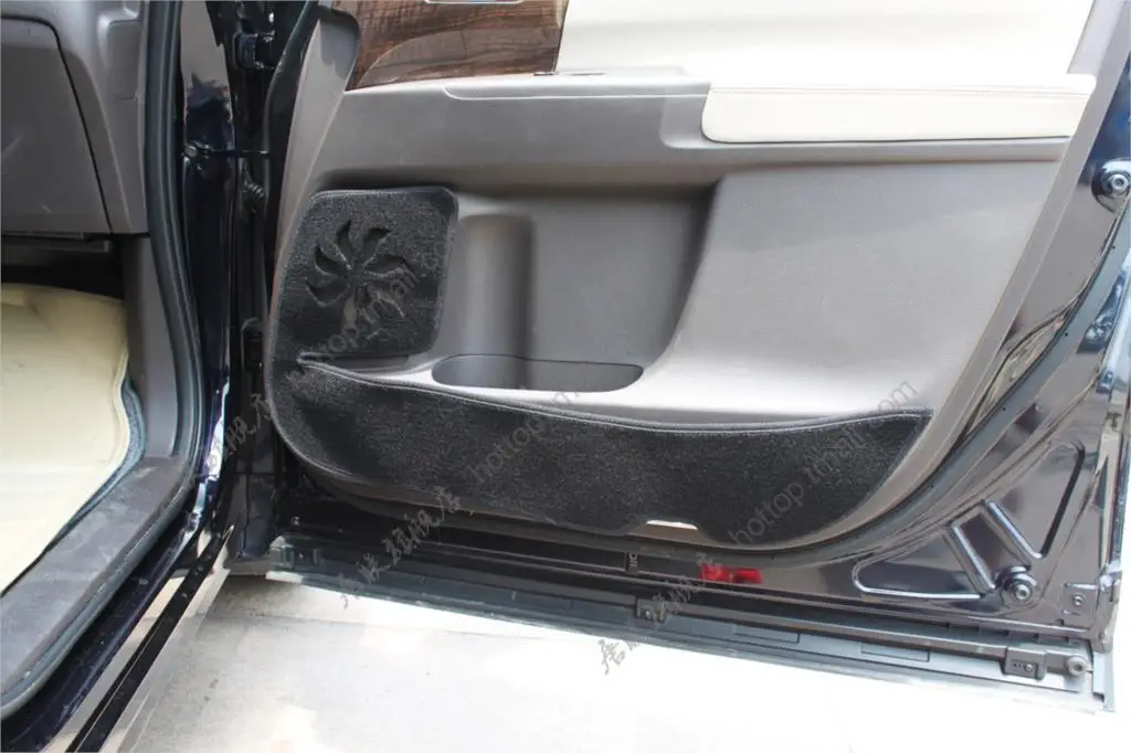 Внутренние двери Защитные Кожаный Коврик kick ремонт специальная защитная пленка для Honda Odyssey Двери kick pad 2 шт./компл