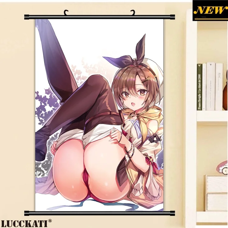 40X60 см ателье Ryza игровая серия Reisalin Stout Сексуальная лоли клитор мультфильм плакат с героями аниме картина прокрутки холст живопись