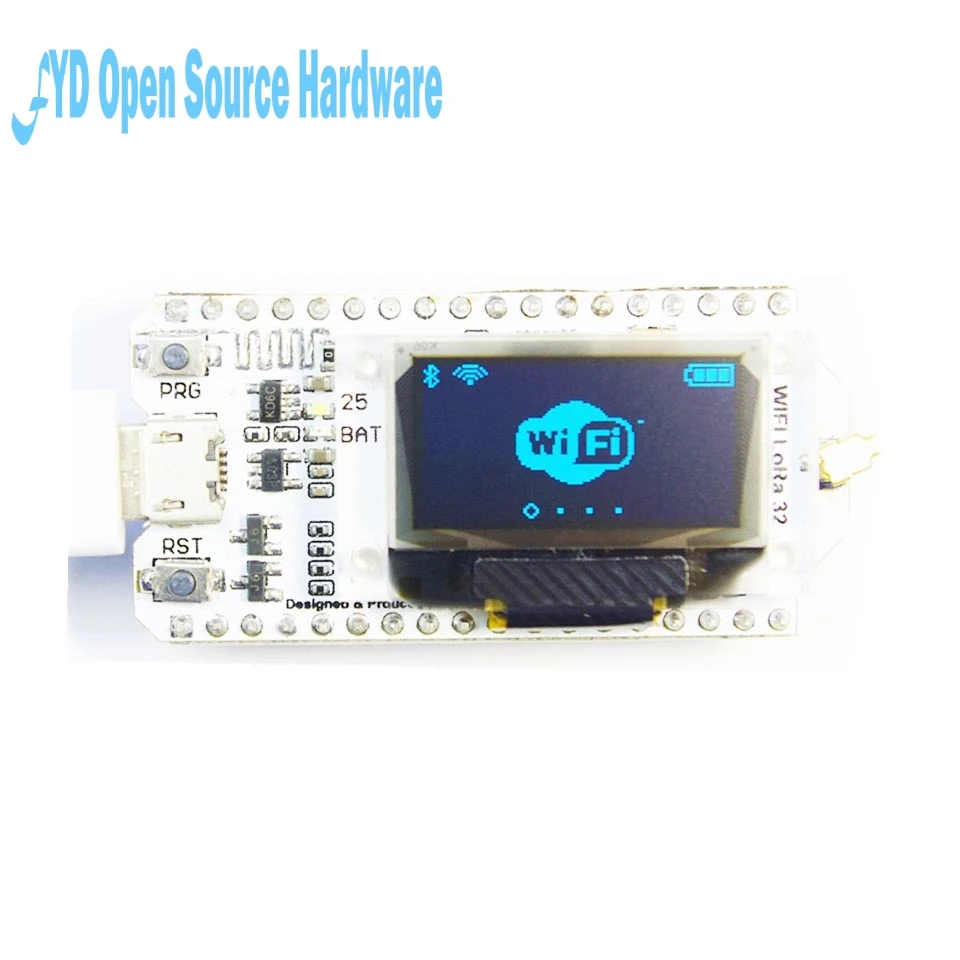 1 шт. 868 МГц/915 МГц LoRa ESP32 синий oled Wifi SX1276 модуль IOT макетная плата с антенной для Arduino