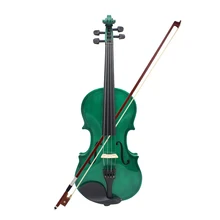 Basswood 4/4 Full Size Violin Fiddle for Kids Beginners Steel String Arbor Bow Stringed Instrument