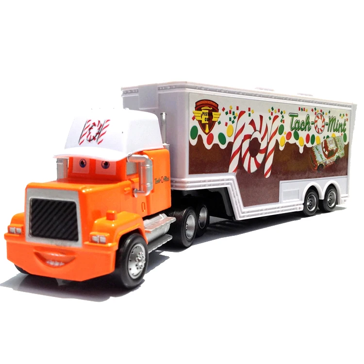 Free Shipping Brand New Pixar Cars Tach O Mint 101 Hauler Lorry Race