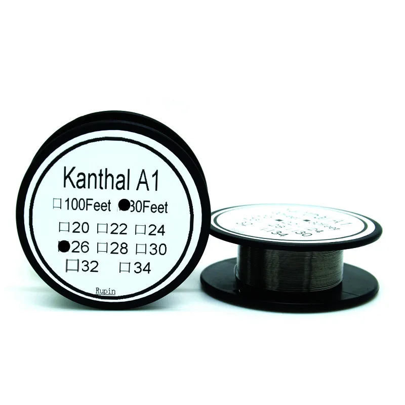 

Cantal 26 Gauge 30 FT 0.4mm Nichrome wire Resistance Resistor AWG A1 Electronic smog core