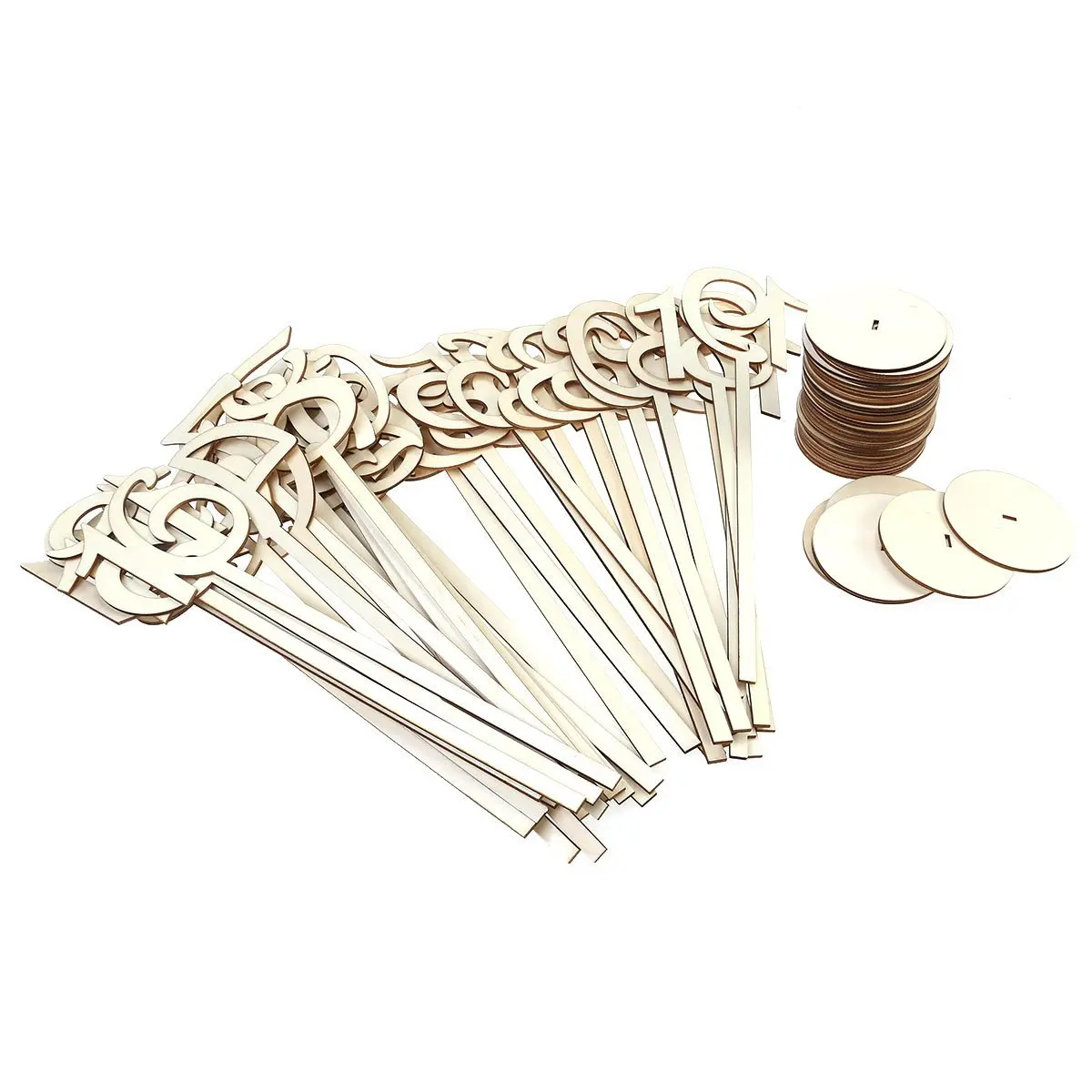  40pcs 1-40 Wood Table Numbers with Holder Base for Wedding Home Wedding Anniversary Party Decoratio