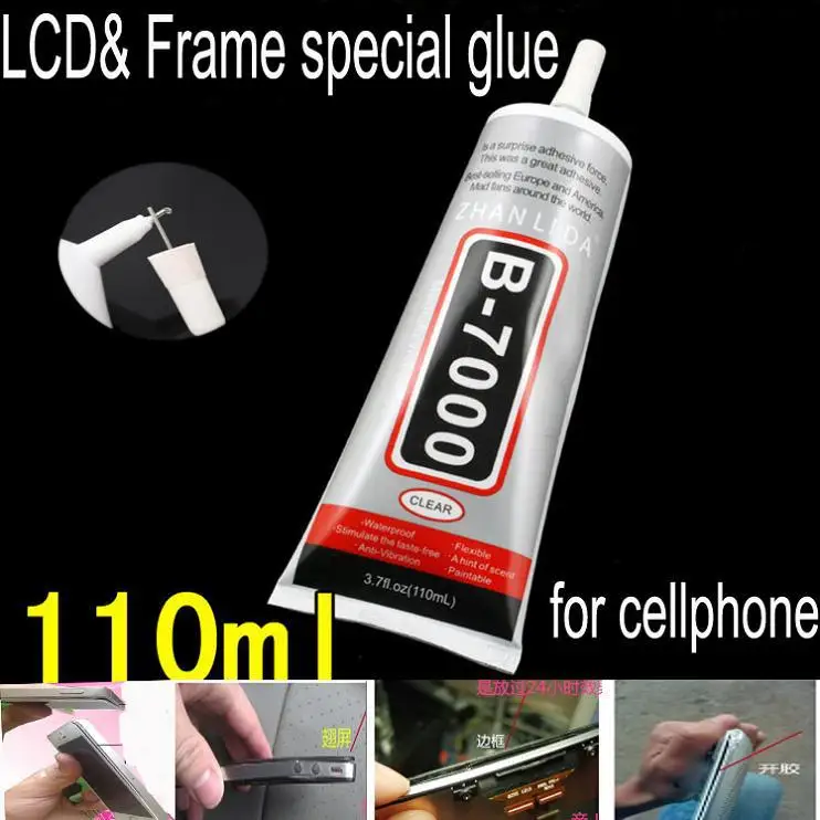

Free shipping 1pcs 110ml B7000 Multipurpose adhesive B7000 DIY Tool cellphone LCD Touch Screen middle Frame housing B-7000 Glue