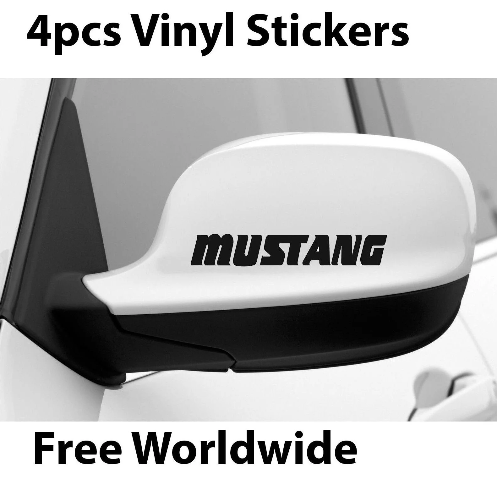 Для 8x Mustang Logo 1 7x10 см виниловые наклейки автомобильное окно виниловый бампер