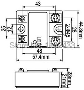 ASH-VA series single phase resistance to AC solid state voltage regulator drawing