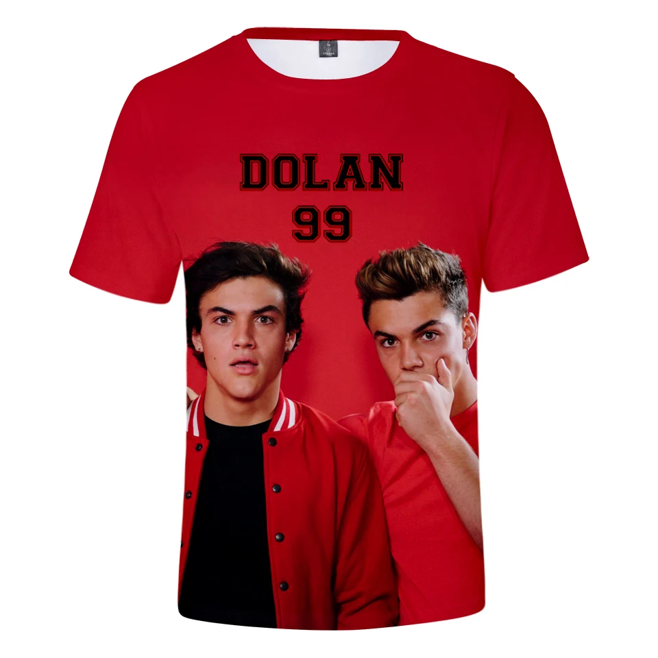 dolan twins red crew neck
