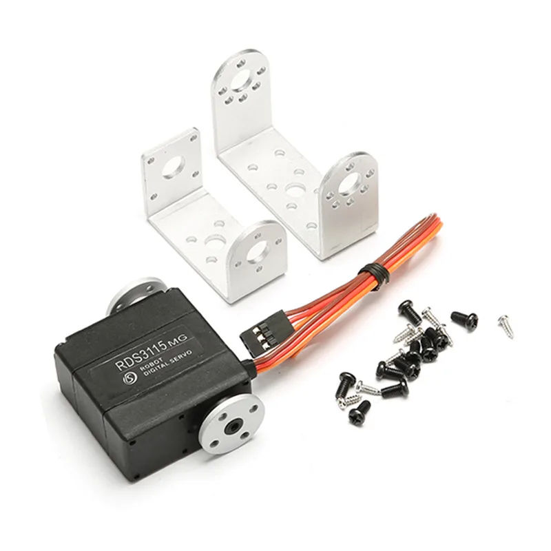 DS RDS3115MG 15KG Large Torque 180 Degree Biaxial Digital Servo for RC